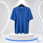 Premium Cotton Polo Shirt-Blue