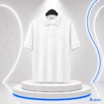 Premium Cotton Polo Shirt-White