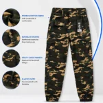 Premium Cargo Jogger Pants-Camo Printed - Image 2