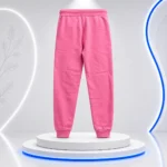 Kids Girls Sweatpants Joggers Cotton-Pink - Image 2