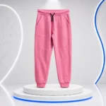 Kids Girls Sweatpants Joggers Cotton-Pink